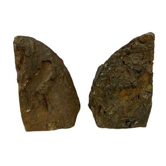 Natural Agate Geode Bookends Unique Crystal Book Holder Set Library Home Decor - Picture 4 of 5